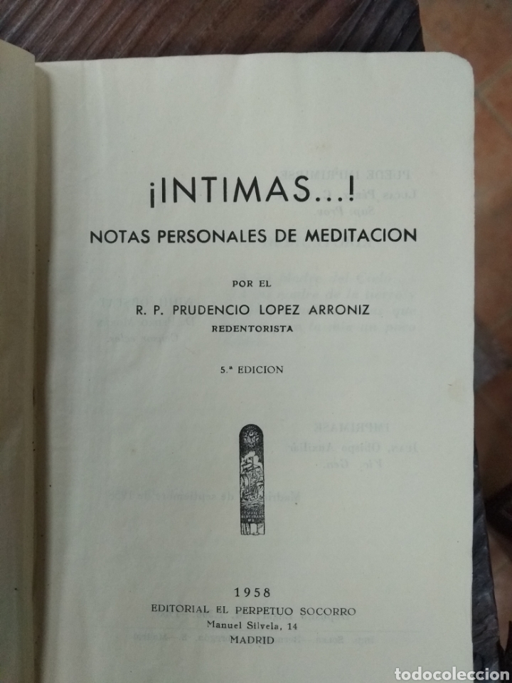 Libros de segunda mano: Intimas. P. L&oacute;pez Arroniz. 1958 - Foto 2
