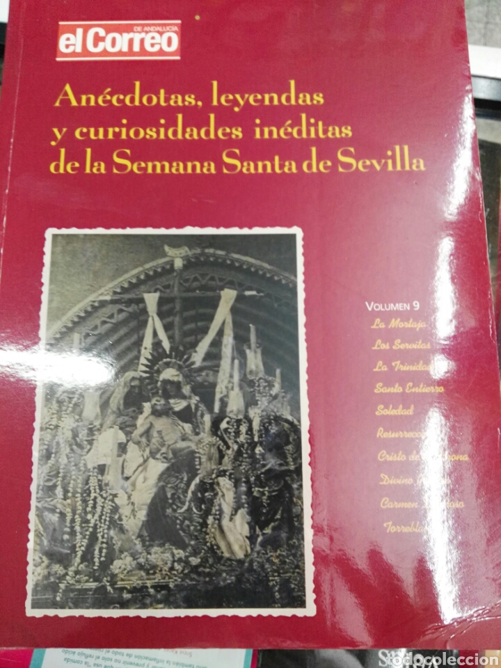 Libros de segunda mano: Anedocta, leyendas, y curiosidades ineditas de la semana Santa de sevilla