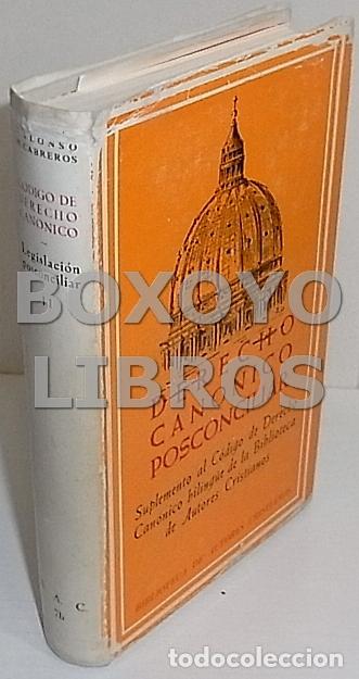 Libros de segunda mano: MIGUELEZ DOM&Iacute;NGUEZ, Lorenzo y otros. Derecho Can&oacute;nico post conciliar. suplemento al C&oacute;digo de Derech