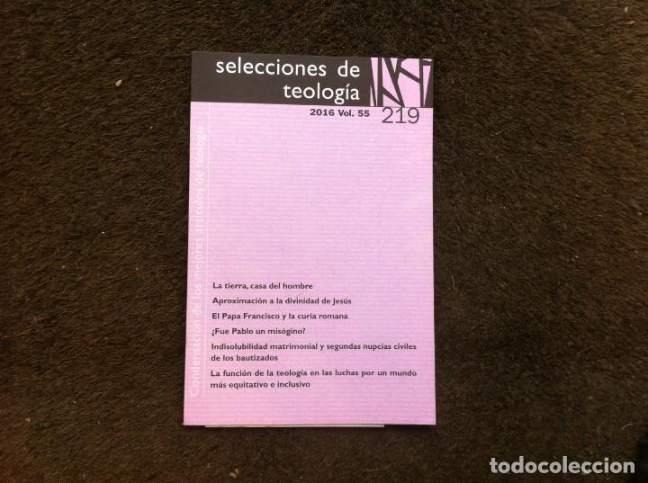Libri di seconda mano: SELECCIONES DE TEOLOG&Iacute;A. 2016. VOL. 55. N&ordm; 219