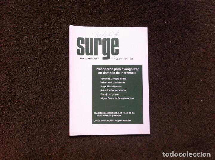 Libri di seconda mano: REVISTA SURGE (MARZO-ABRIL 1995) VOL. 53. N&ordm; 568. REVISTA SACERDOTAL