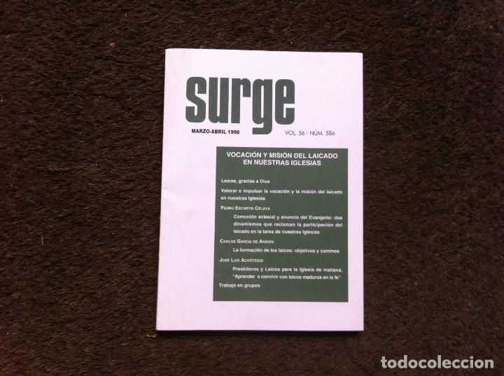 Libri di seconda mano: REVISTA SURGE (MARZO-ABRIL 1998) VOL. 56. N&ordm; 586. REVISTA SACERDOTAL