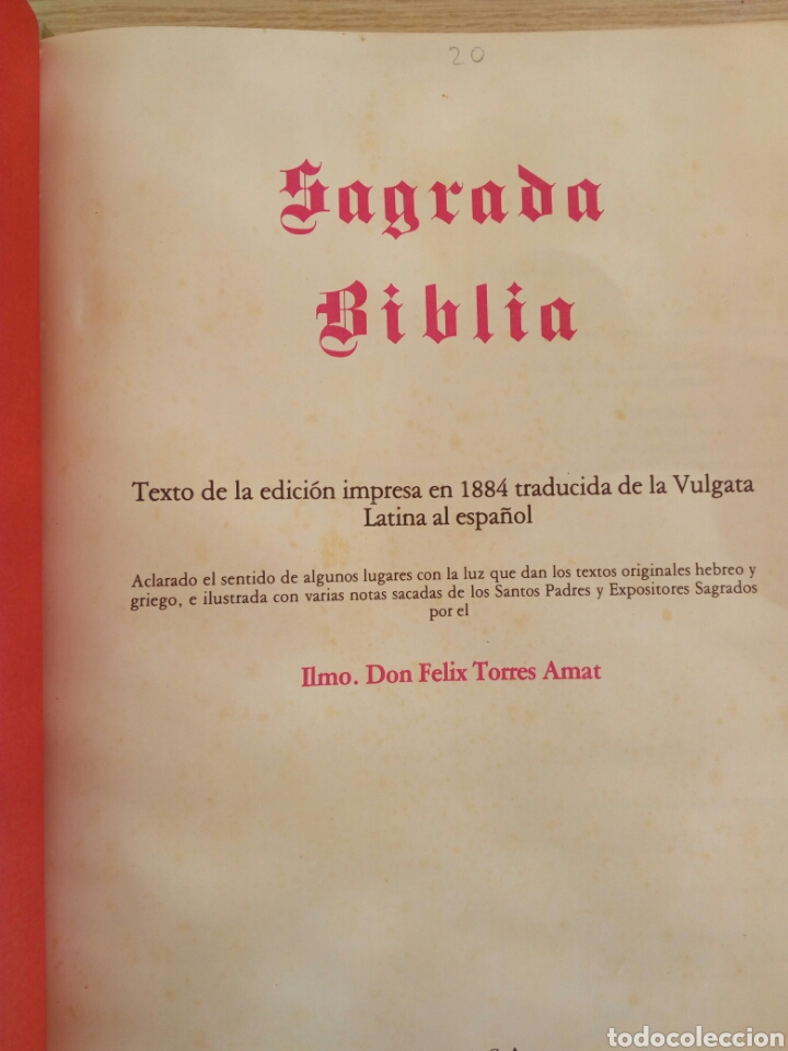 Libros de segunda mano: La sagrada biblia - Foto 2