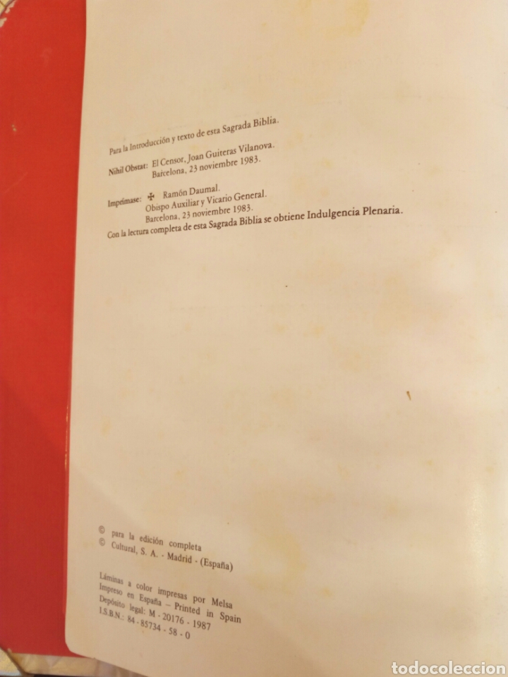Libros de segunda mano: La sagrada biblia - Foto 3