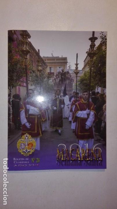 Libros de segunda mano: HERMANDAD DE LA MACARENA. SEMANA SANTA ALMER&Iacute;A 2016. BOLET&Iacute;N DE CUARESMA N&ordm;24