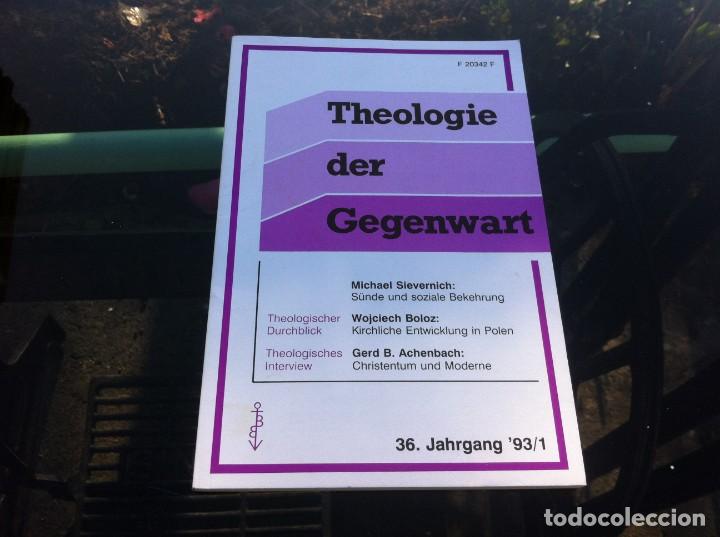 Gebrauchte B&uuml;cher: THEOLOGIE DER GEGENWART. 36 JAHRGANG 93/1