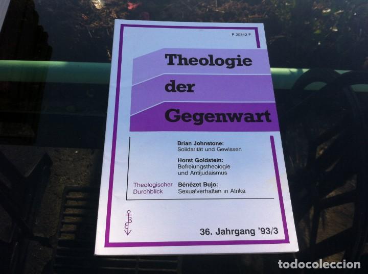 Second hand books: THEOLOGIE DER GEGENWART. 36 JAHRGANG 93/3