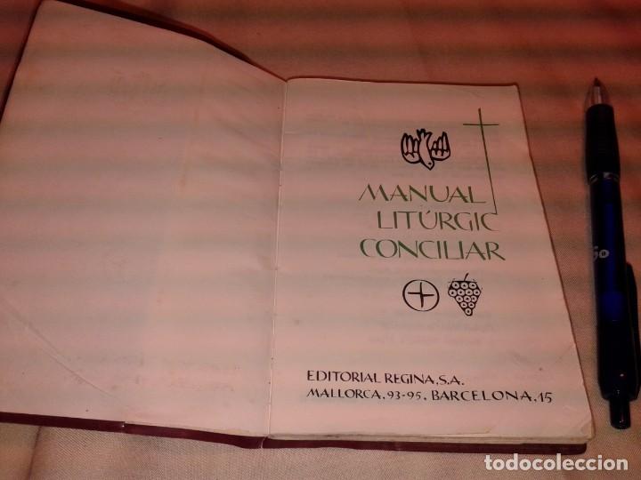 Libros de segunda mano: MANUAL LITURGIC CONCILIAR, EN CATALAN 1966 - Foto 5