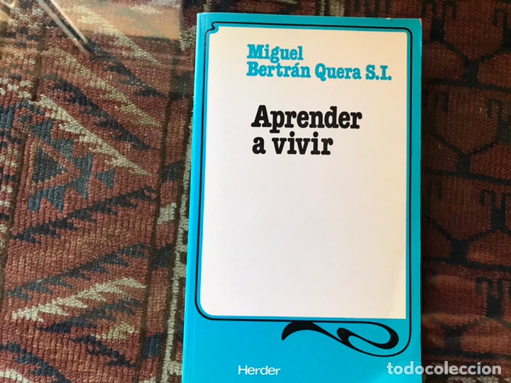 Libros de segunda mano: Aprender a vivir. Miguel Bertr&aacute;n. Hered&eacute;. Buen estado - Foto 1