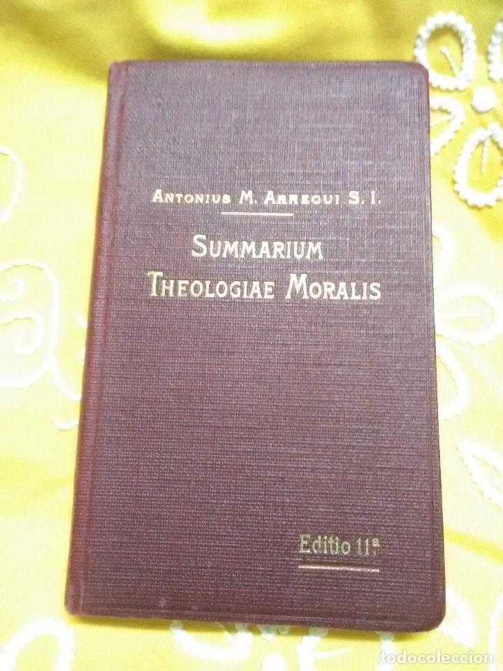 (EN LATÍN) SUMMARIUM THEOLOGIAE MORALIS. ARREGUI. MENSAJERO, 1930. 11 ED.