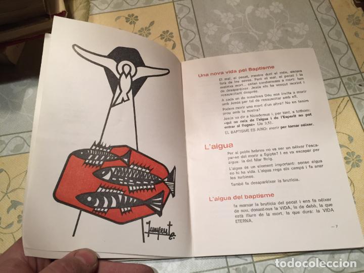Libros de segunda mano: Antiguo libro el baptisme una nova vida Junyent - Foto 3