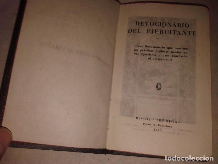 Libros de segunda mano: DEVOCIONARIO DE EJERCITANTE, 1949 - Foto 2