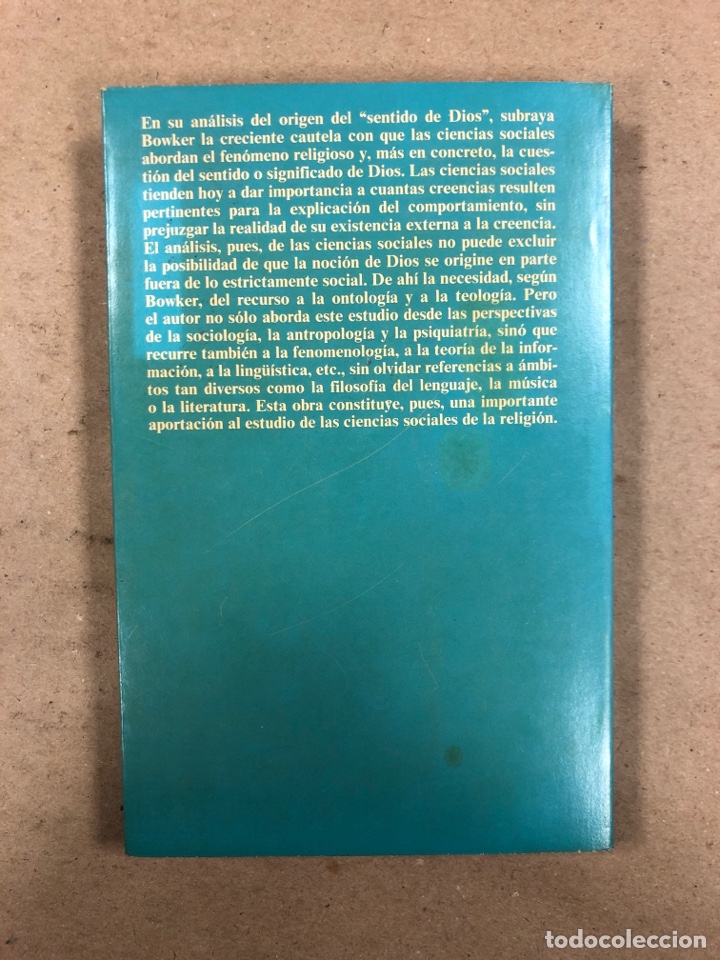 Libros de segunda mano: EL SENTIDO DE DIOS. JOHN BOWKER. EDICIONES PEN&Iacute;NSULA 1977. - Foto 7