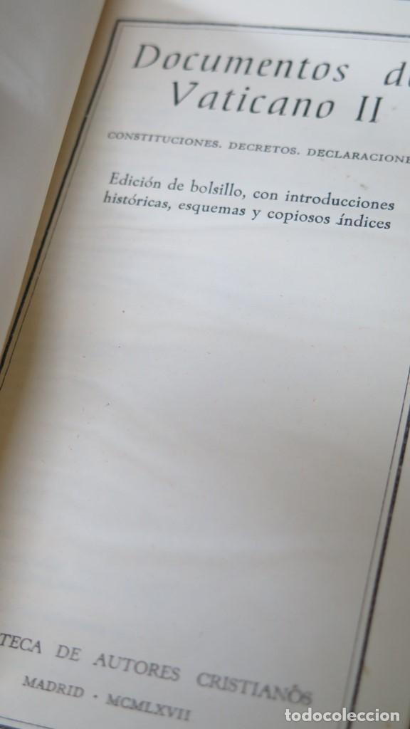 Libros de segunda mano: 1967.- VATICANO II. DOCUMENTOS. B.A.C - Foto 2