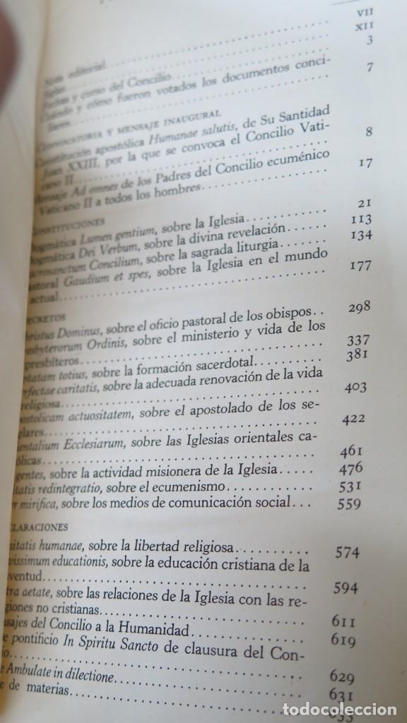 Libros de segunda mano: 1967.- VATICANO II. DOCUMENTOS. B.A.C - Foto 3