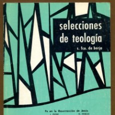 Libros de segunda mano: SELECCIONES DE TEOLOGIA 1983 - Nº 86