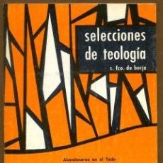 Libros de segunda mano: SELECCIONES DE TEOLOGIA 1984 - Nº 91