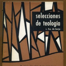 Libros de segunda mano: SELECCIONES DE TEOLOGIA 1967 - Nº 24