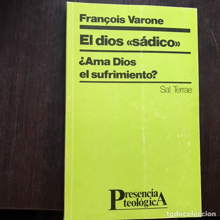 Libros de segunda mano: El dios s&aacute;dico. Fran&ccedil;ois Varone - Foto 1