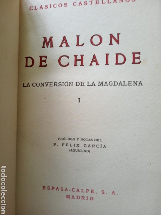 Libros de segunda mano: La conversi&oacute;n de la Magdalena. Malon de Chaide - Foto 4
