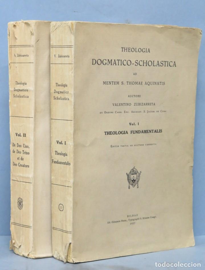 Gebrauchte B&uuml;cher: 1937.- THEOLOG&Iacute;A DOGMATICO-SCHOLASTICA S.THOMAE AQUINATIS. VALENTINO ZUBIZARRETA. 2 TOMOS
