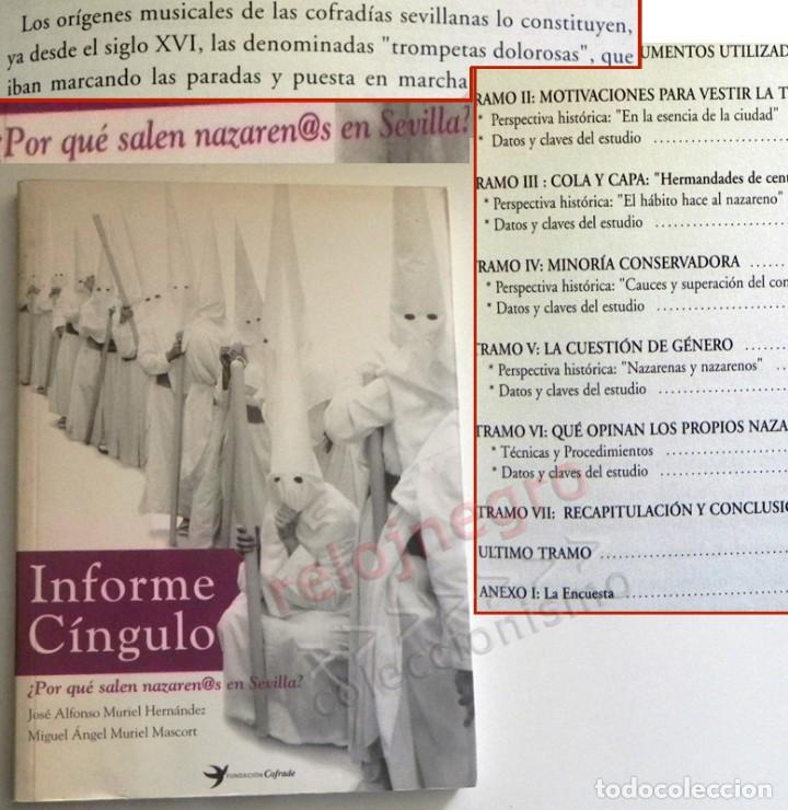 Libros de segunda mano: INFORME C&Iacute;NGULO LIBRO SEMANA SANTA DE SEVILLA A TRAV&Eacute;S D LOS NAZARENOS - HISTORIA RELIGI&Oacute;N CRISTIANA