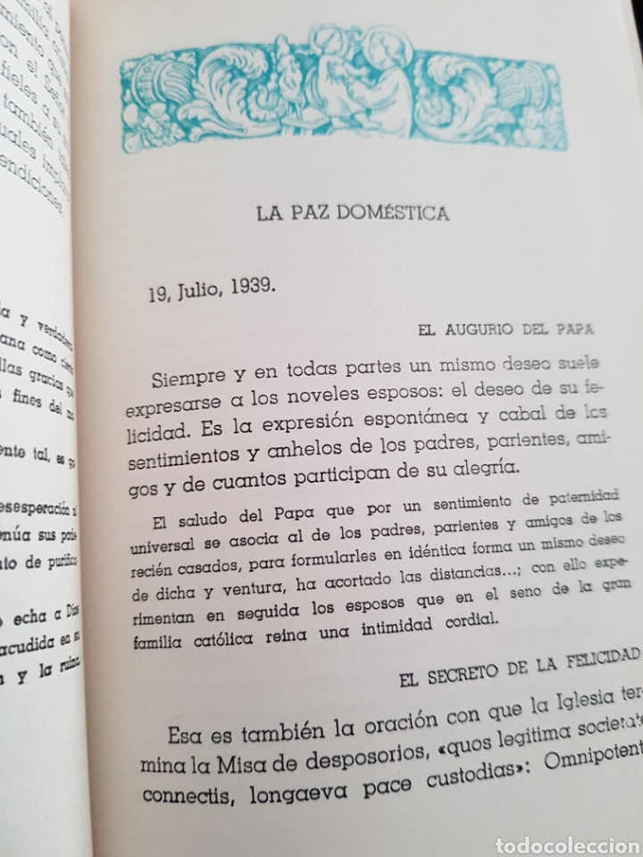 Libros de segunda mano: P&iacute;o XII a los esposos - Foto 3