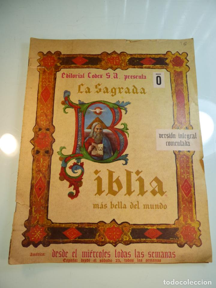 Second hand books: La Sagrada Biblia mas bella del mundo. N&ordm; 0. Editorial Codex S.A. Argentina. 1963.