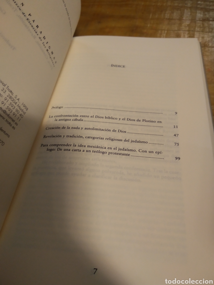Libros de segunda mano: CONCEPTOS B&Aacute;SICOS DEL JUDA&Iacute;SMO. GERSHOM SCHOLEM #1290 - Foto 2