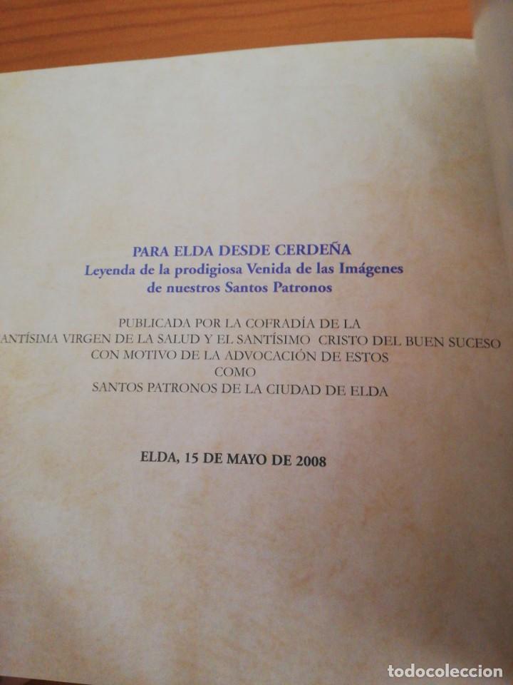 Libros de segunda mano: Libro de la leyenda de la venida de los Santos patronos de la ciudad de elda - Foto 3