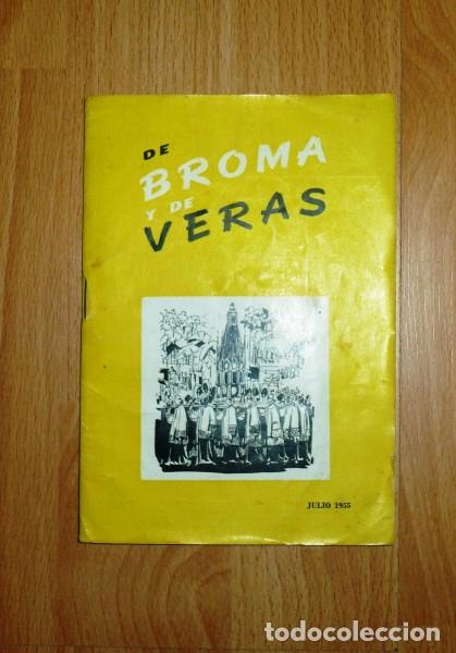 Libros de segunda mano: DE BROMA Y DE VERAS. Julio 1955 - Foto 1