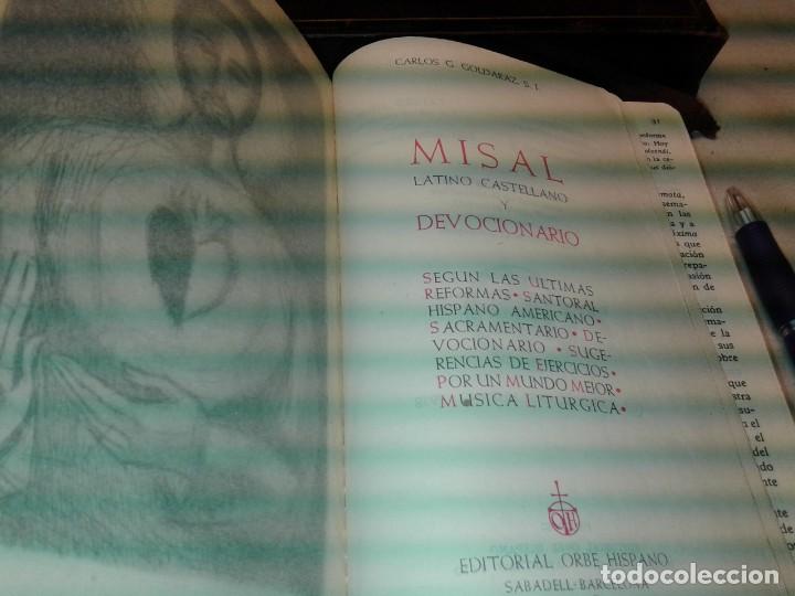 Libros de segunda mano: MISAL DEVOCIONARIO, GOLDARAZ, 1958 - Foto 2
