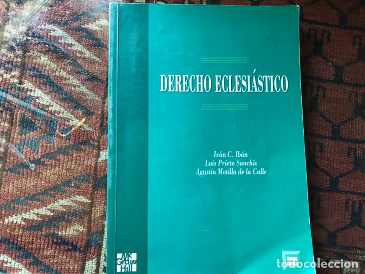 Libros de segunda mano: Derecho eclesi&aacute;stico. Iv&aacute;n C. Ib&aacute;n - Foto 1