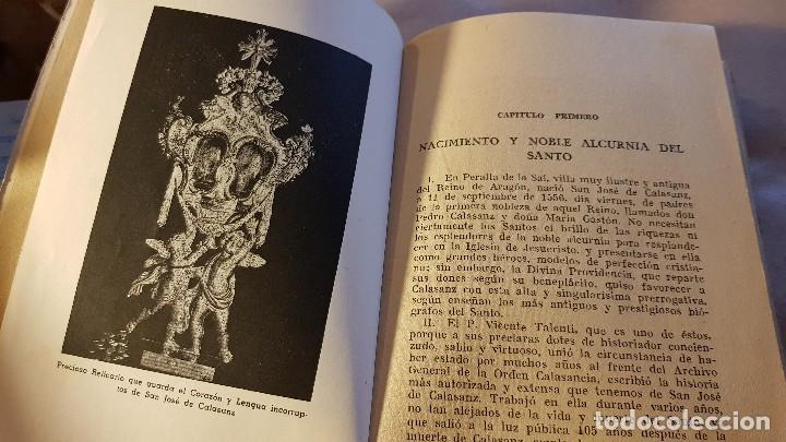 Libros de segunda mano: Libro VIDA DE SAN JOS&Eacute; DE CALASANZ. TE&Oacute;FILO - Foto 3