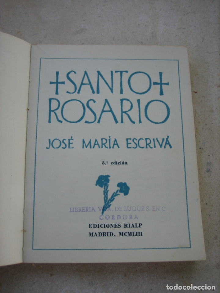 Libros de segunda mano: Santo Rosario - Foto 4