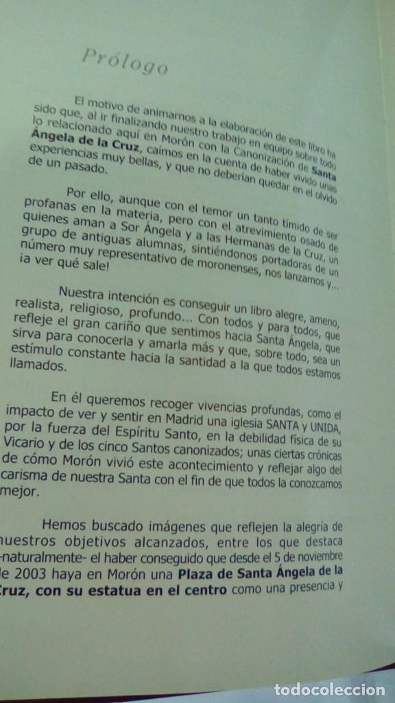 Libros de segunda mano: MORON EN EL LIBRO DE SANTA ANGELA - Foto 4
