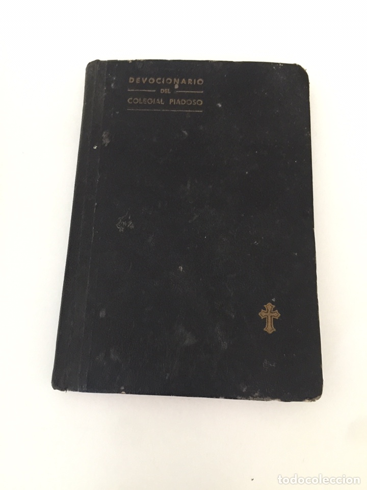 Libros de segunda mano: Devocionario del colegio piadoso 1937.