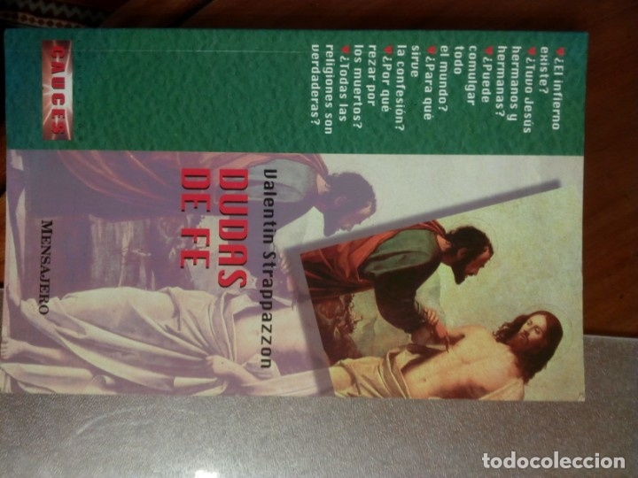 Libros de segunda mano: Valent&iacute;n Strappazzon. DUDAS DE FE - Foto 2