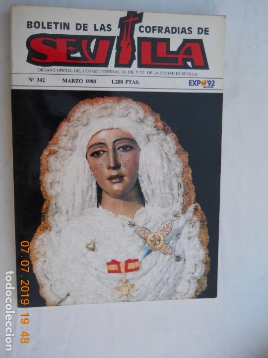 Second hand books: BOLETIN DE LAS COFRADIAS DE SEVILLA N&ordm; 342 MARZO 1988.