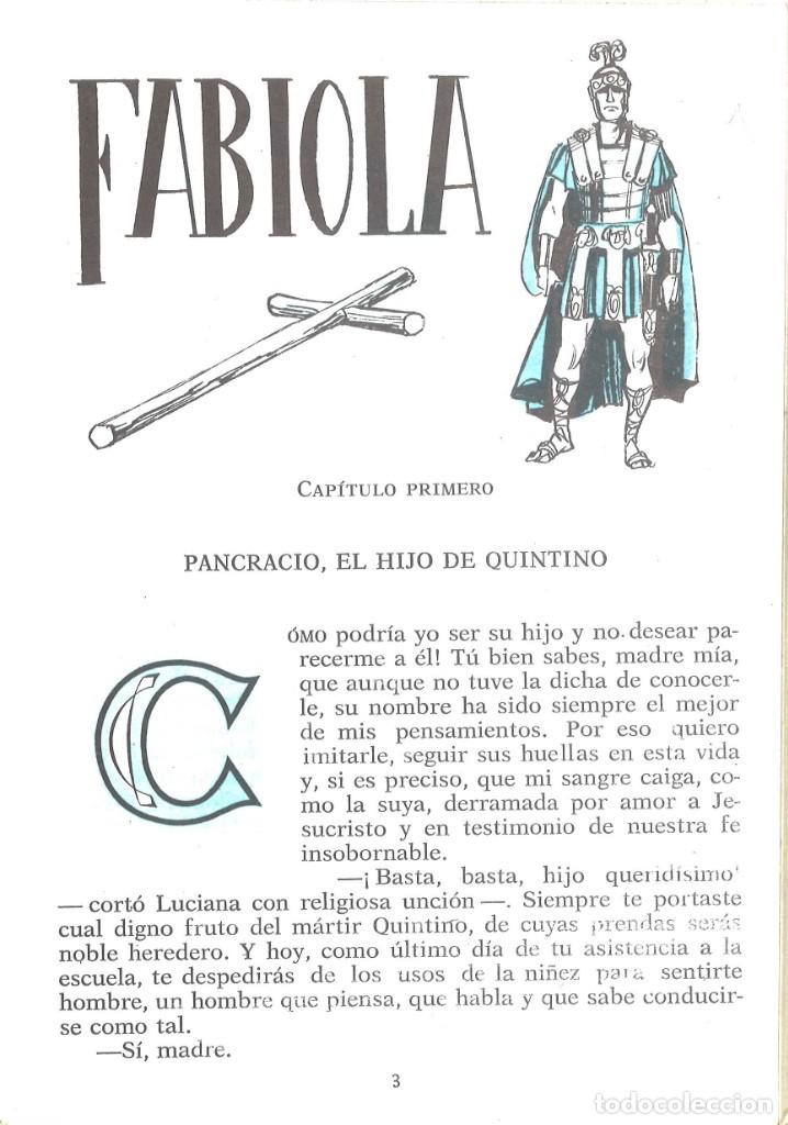 Libros de segunda mano: Fabiola. Cardenal Wiseman. 1974 - Foto 2