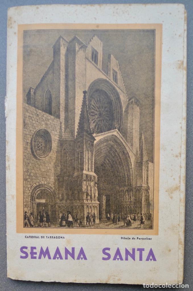 Libros de segunda mano: TARRAGONA - Semana Santa - Real Hermandad de Jes&uacute;s Nazareno - Programa a&ntilde;o 1952