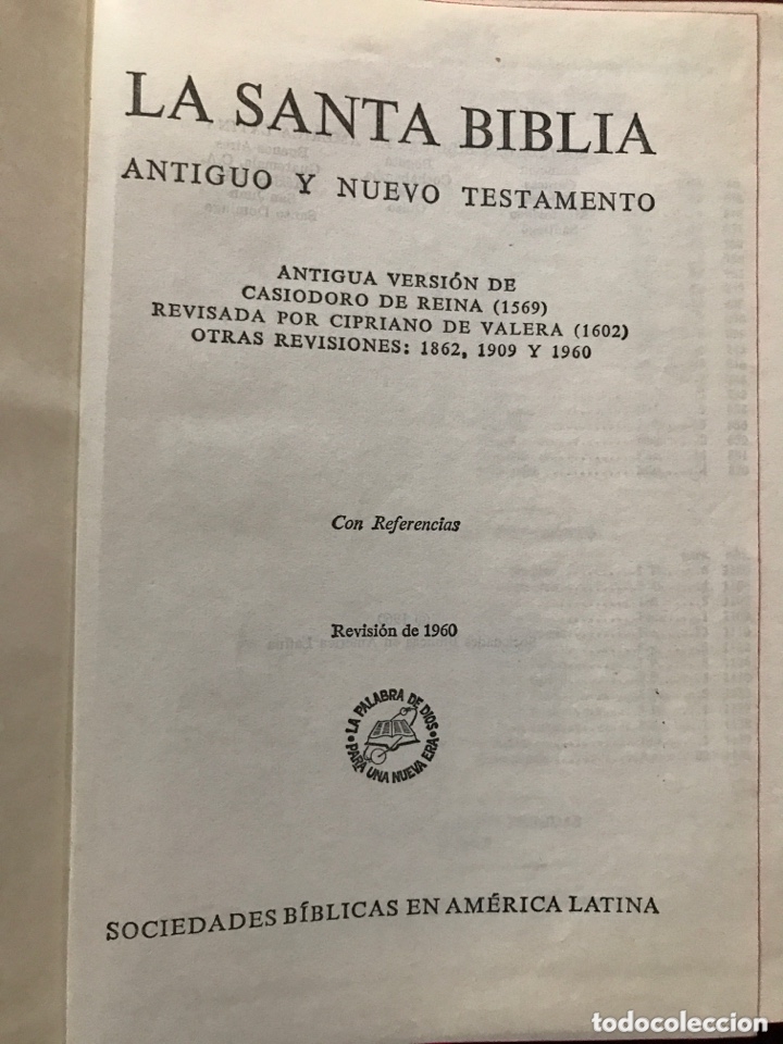 Libros de segunda mano: Santa Biblia - Foto 1
