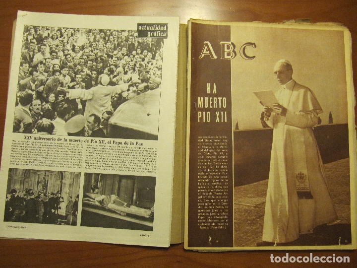 Libros de segunda mano: P&iacute;o XII. Recortes de prensa. - Foto 2