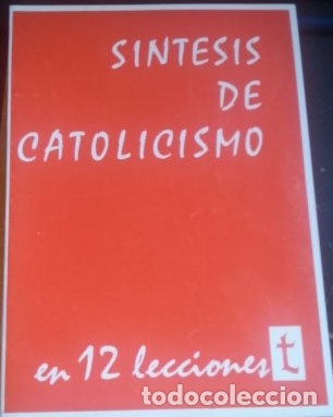 Libros de segunda mano: SINTESIS DE CATOLICISMO. - B. M. Carlos. - Foto 1