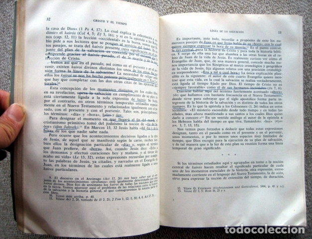 Libros de segunda mano: Cristo y el tiempo, de Oscar Cullmann - Foto 3