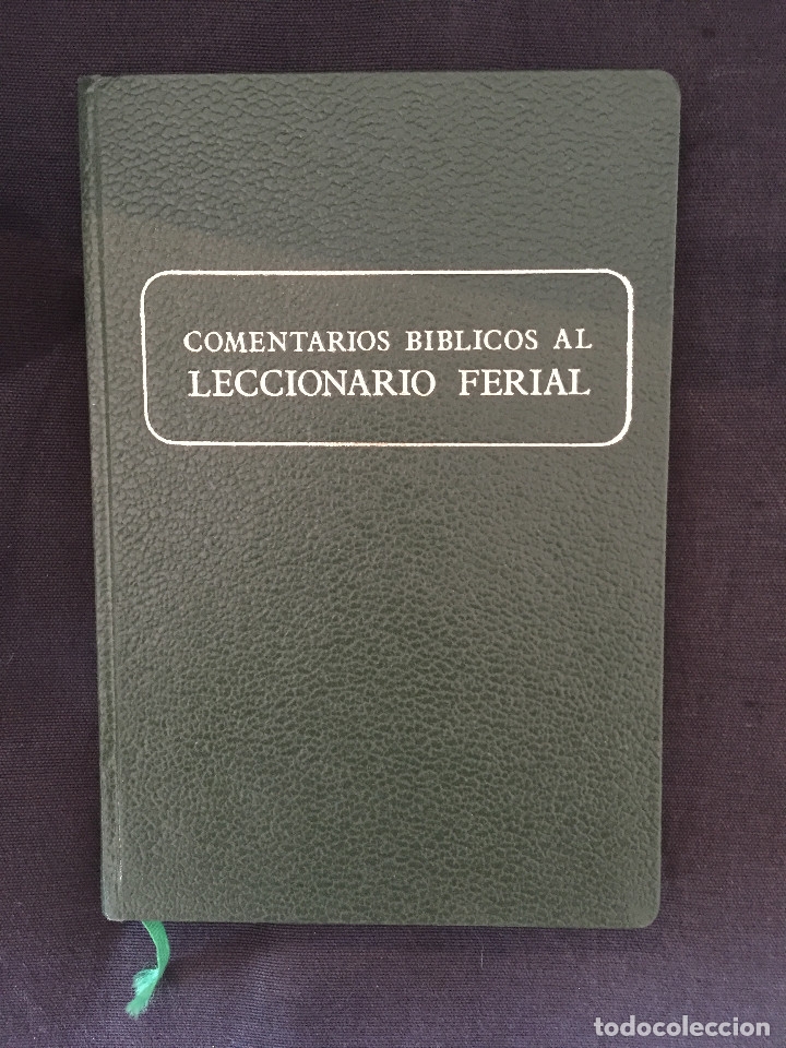 Libros de segunda mano: Comentarios B&iacute;blicos al Leccionario Ferial - Foto 1