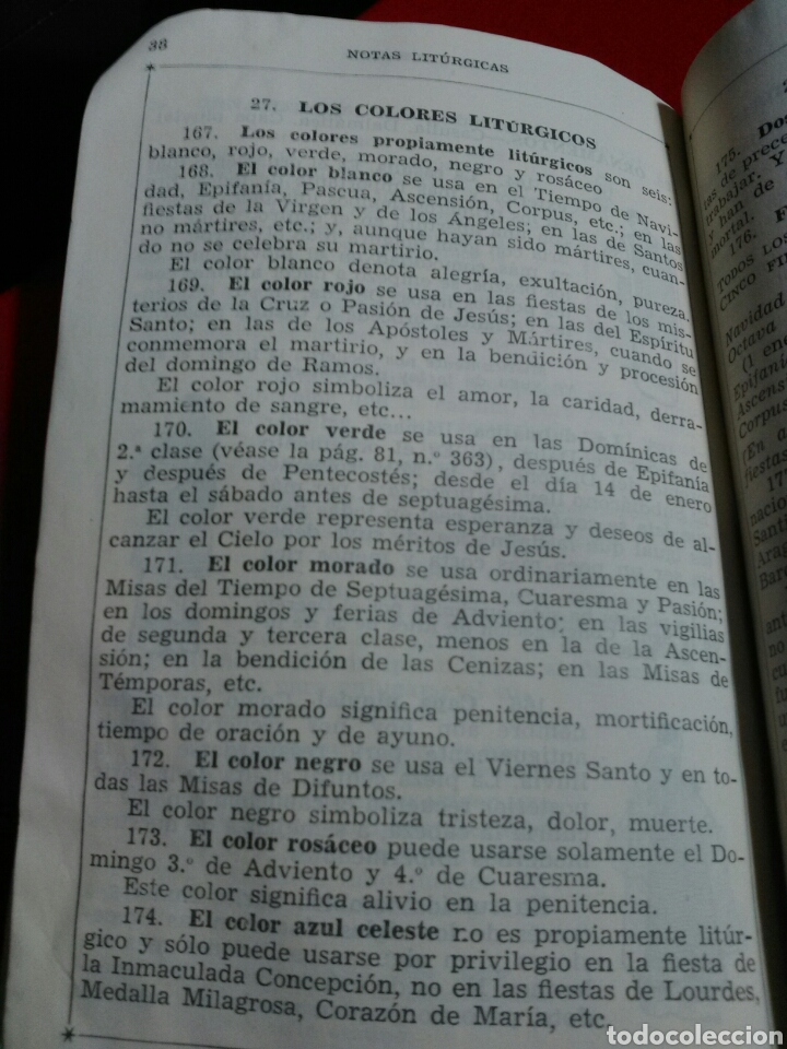 Libros de segunda mano: ANTIGUO MISAL. DEVOCIONARIO. - Foto 8