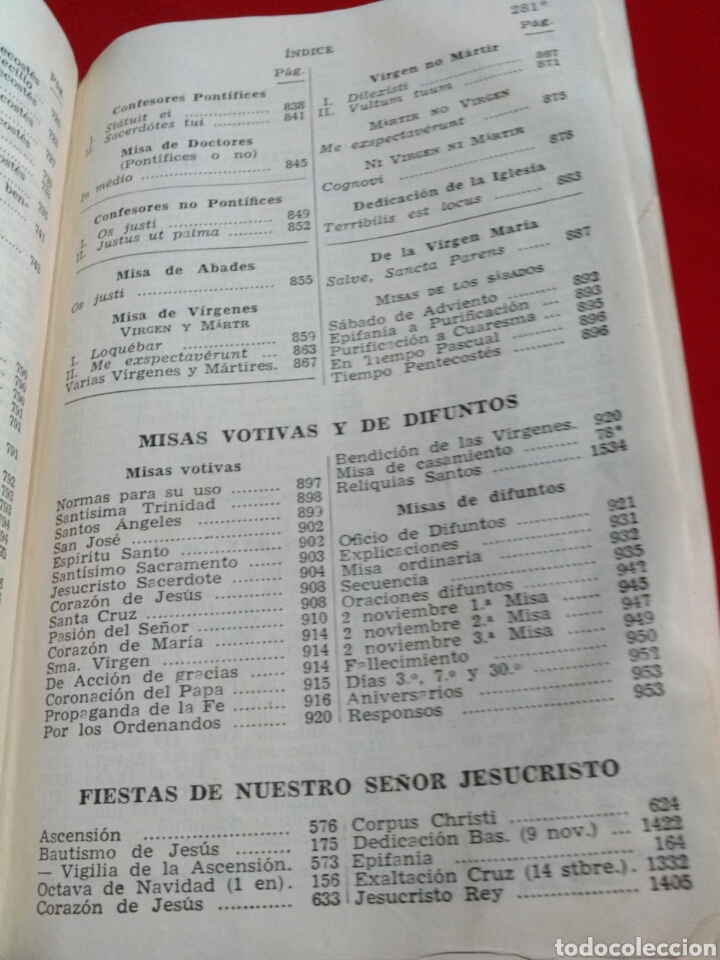 Libros de segunda mano: ANTIGUO MISAL. DEVOCIONARIO. - Foto 9