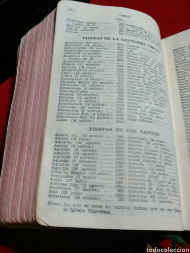 Libros de segunda mano: ANTIGUO MISAL. DEVOCIONARIO. - Foto 10