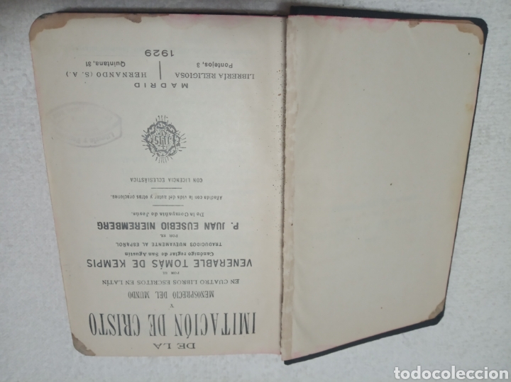 Libros de segunda mano: Imitaci&oacute;n de cristo - Foto 2